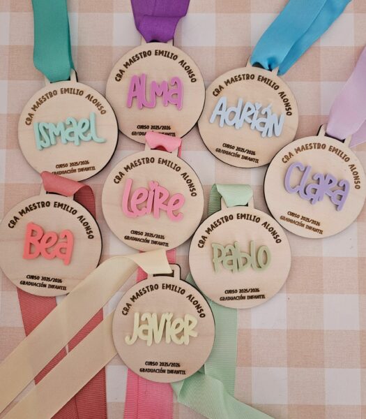 Medallas graduación infantil
