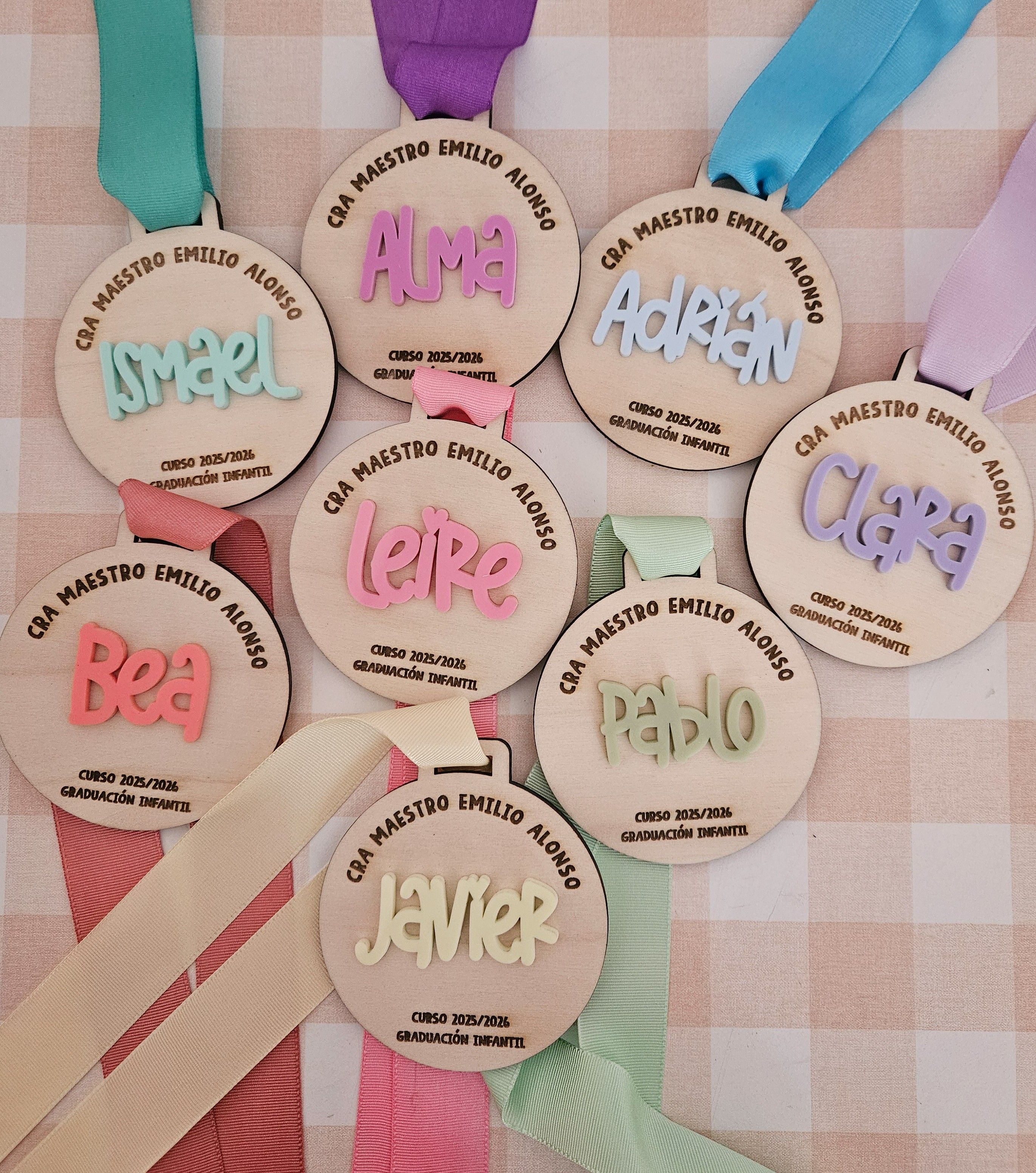 Medallas graduación infantil