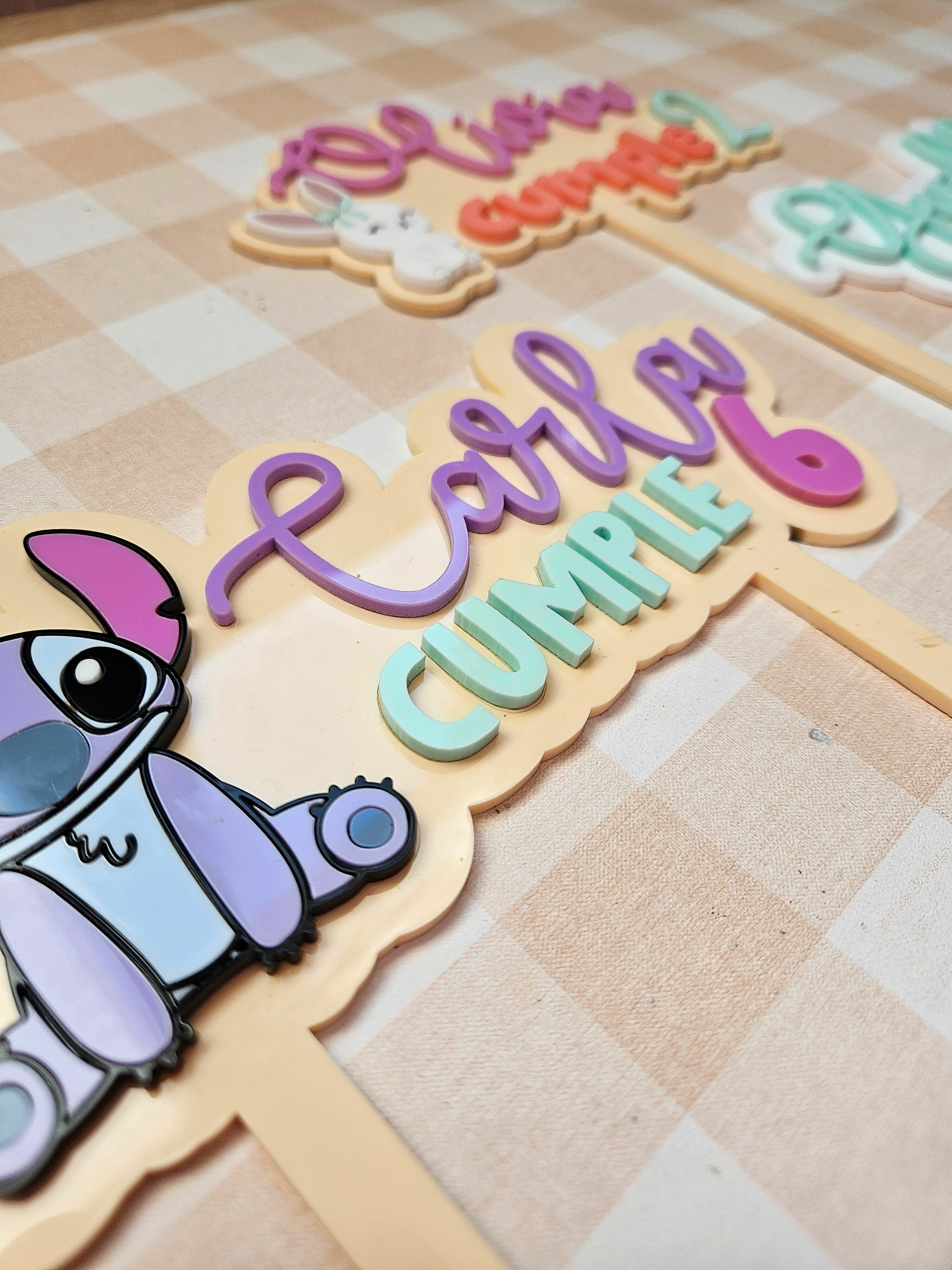 Topper personalizado Stitch