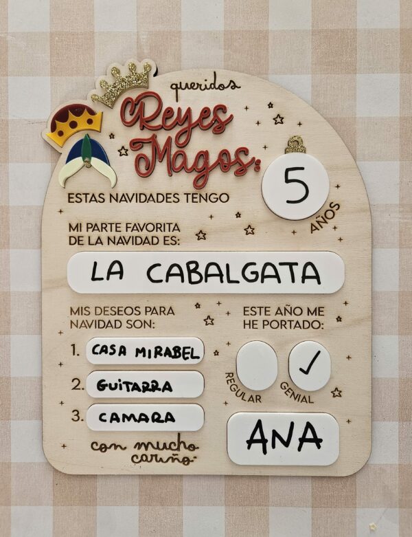 Carta Reyes Magos
