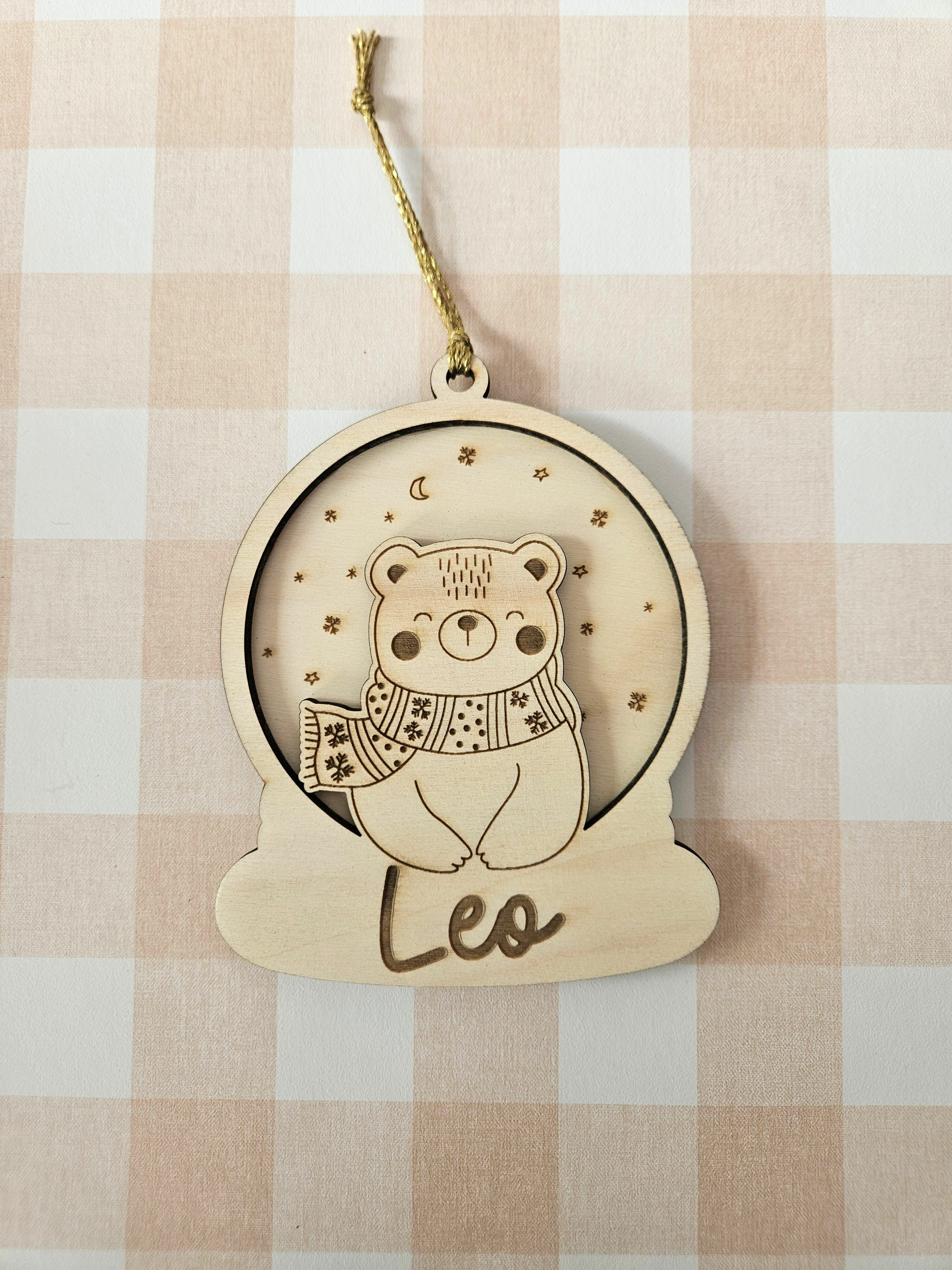 Bola madera personalizada varias formas