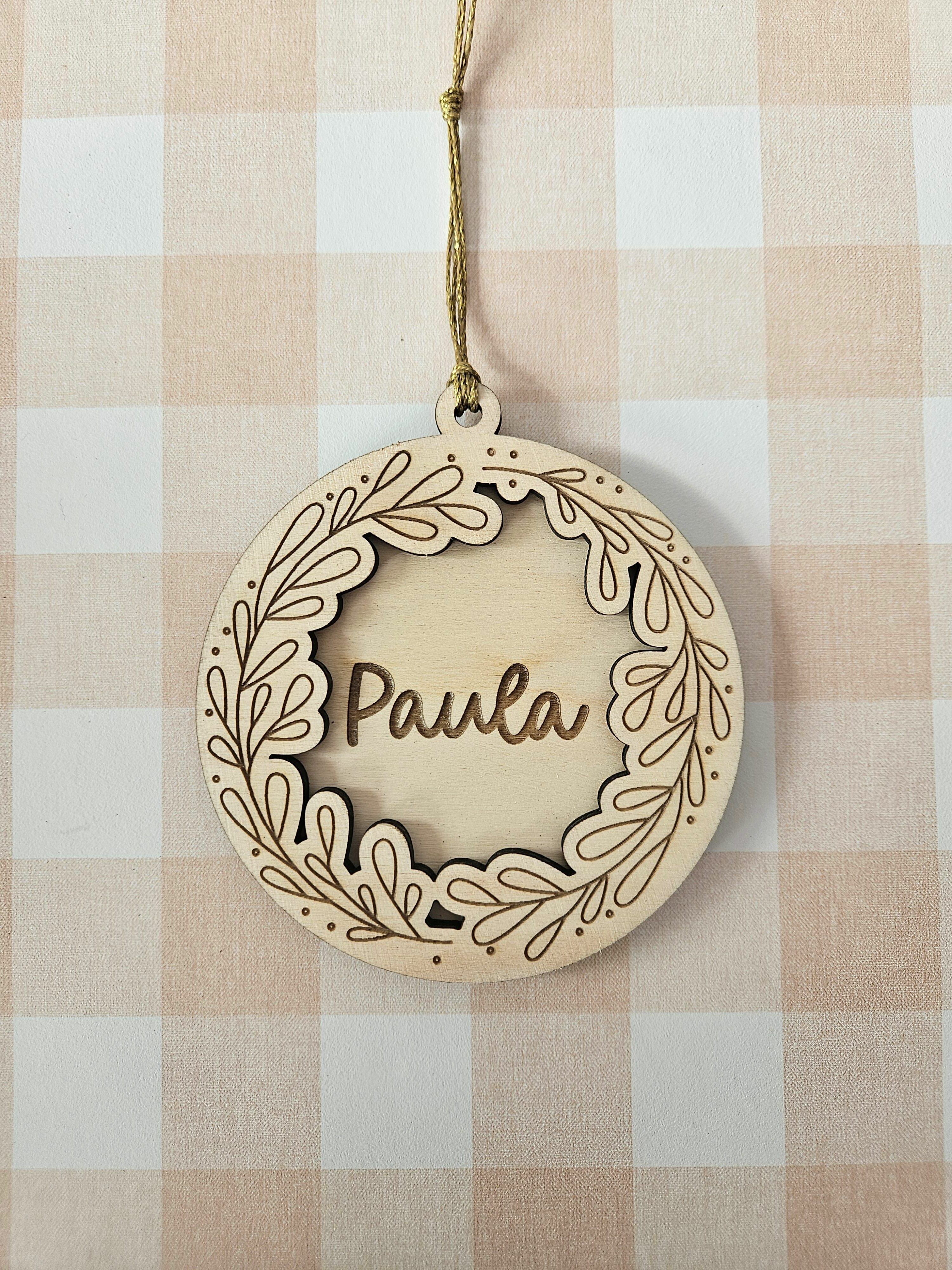 Bola madera personalizada varias formas
