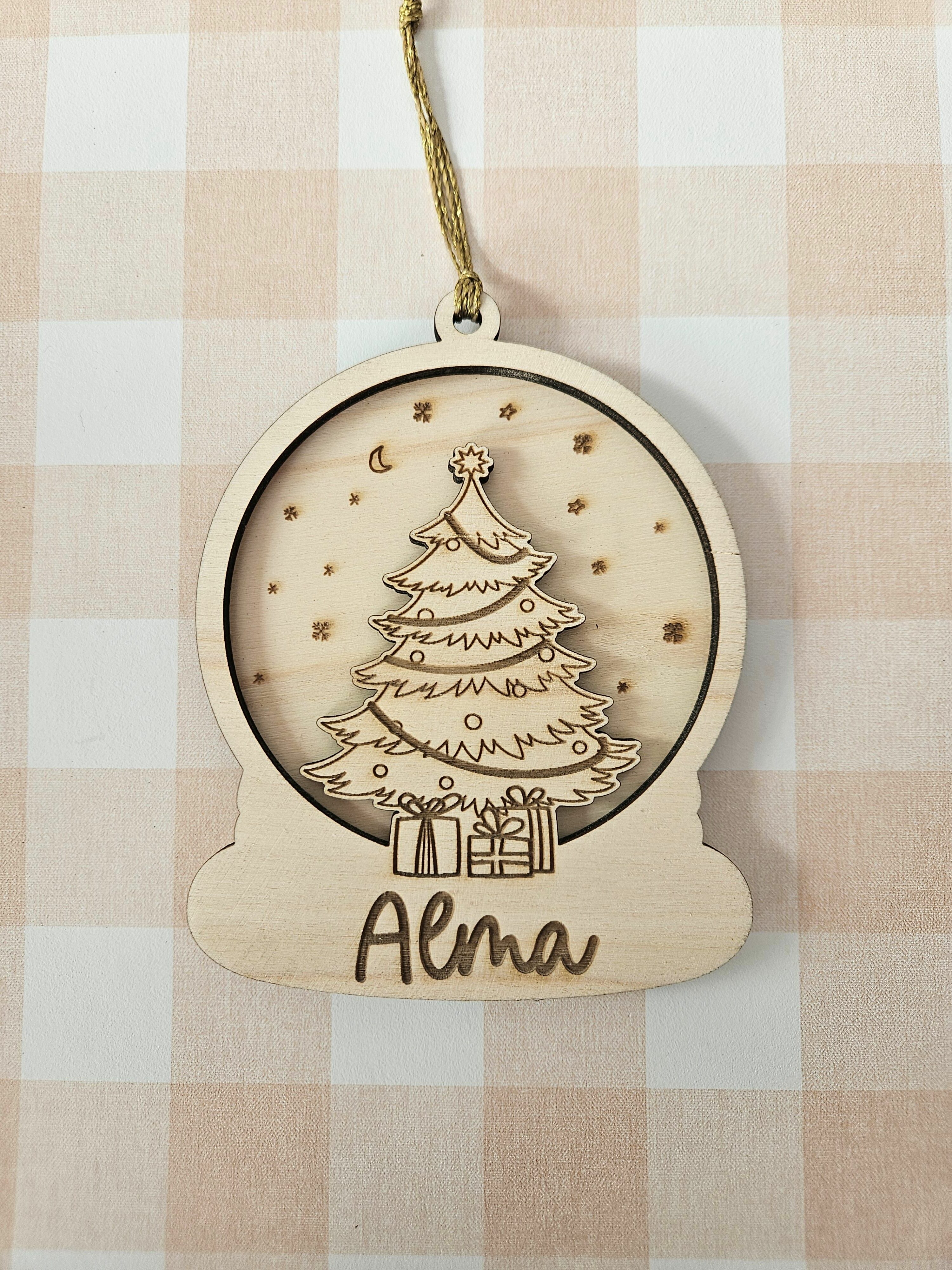 Bola madera personalizada varias formas