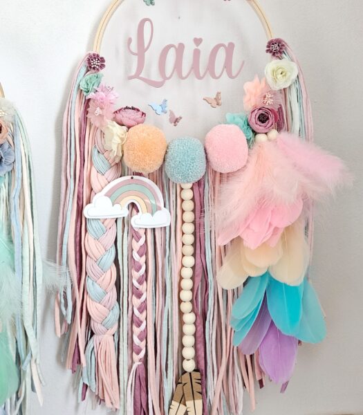 Atrapasueños con nombre personalizado