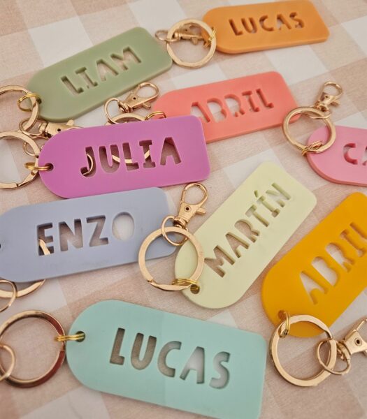 Llaveros personalizados