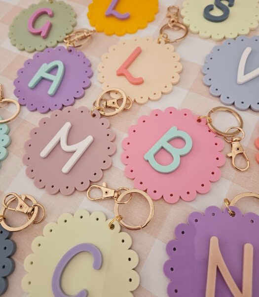 Llaveros metacrilato