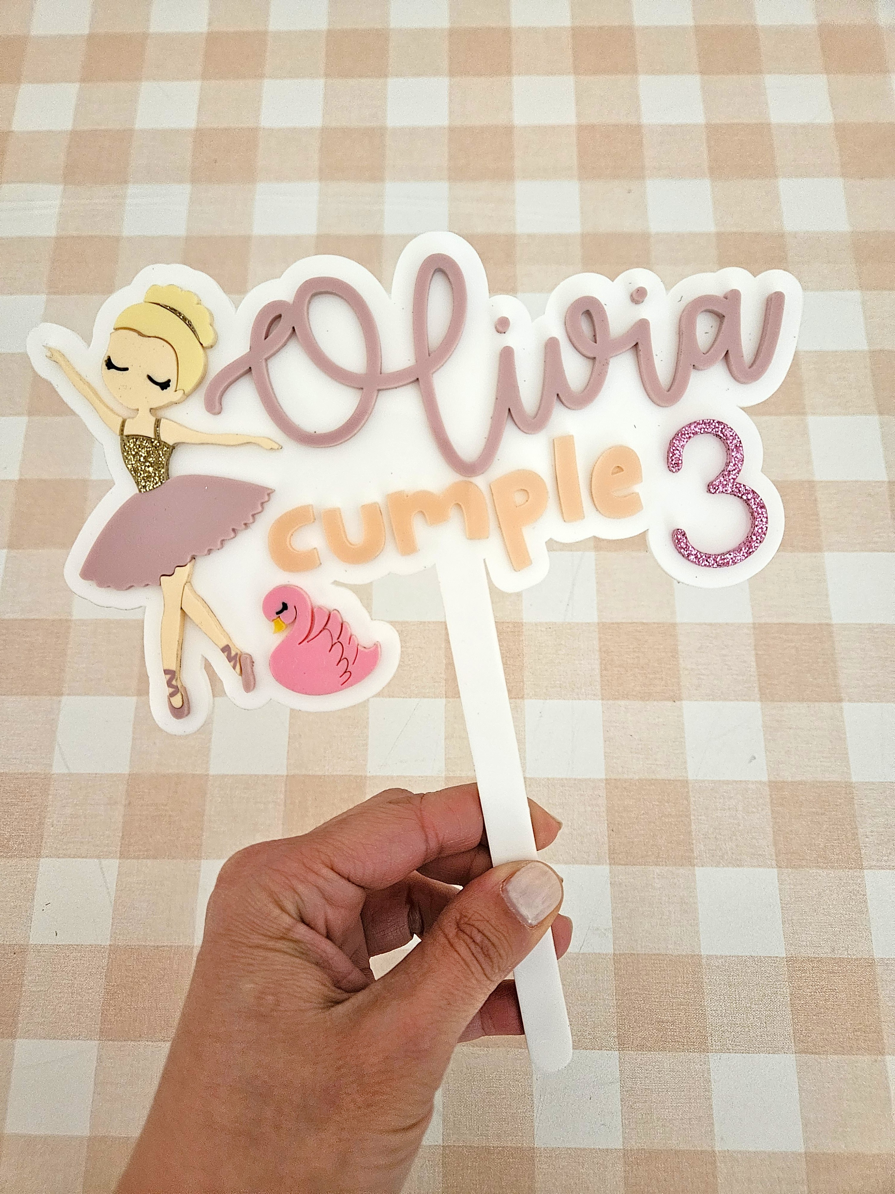 Topper personalizado bailarina