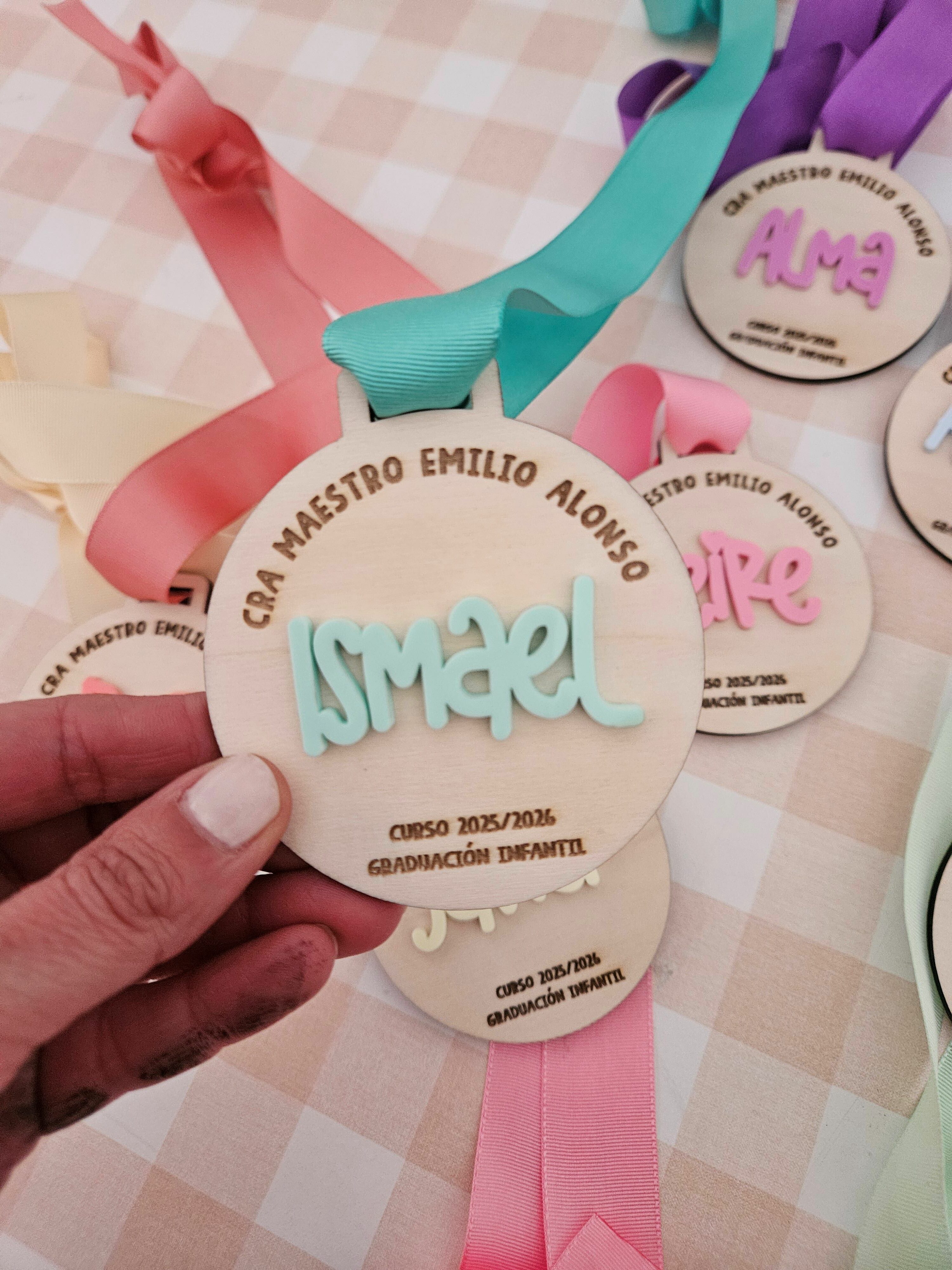Medallas para graduación infantil