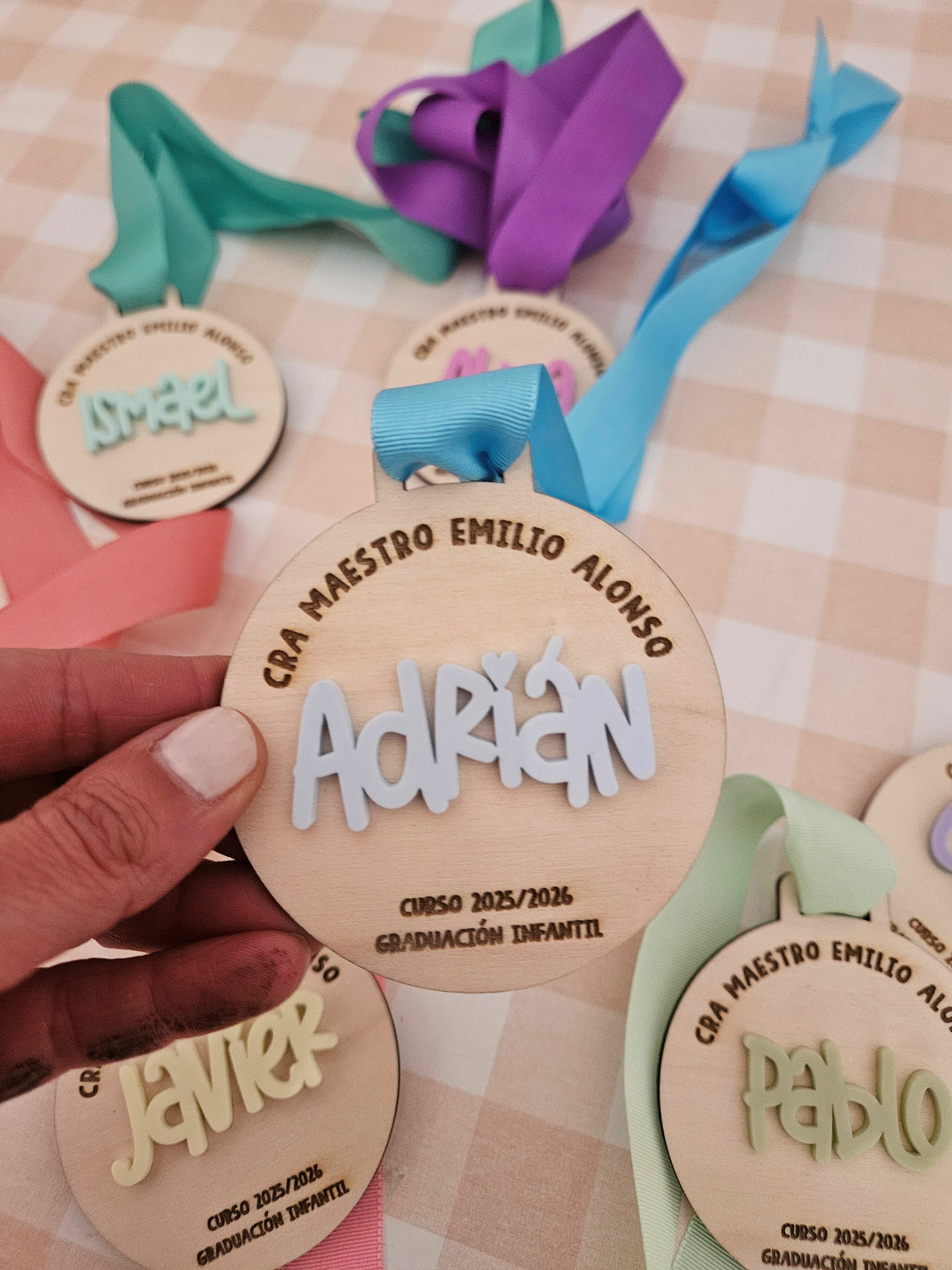 Medallas para graduación infantil