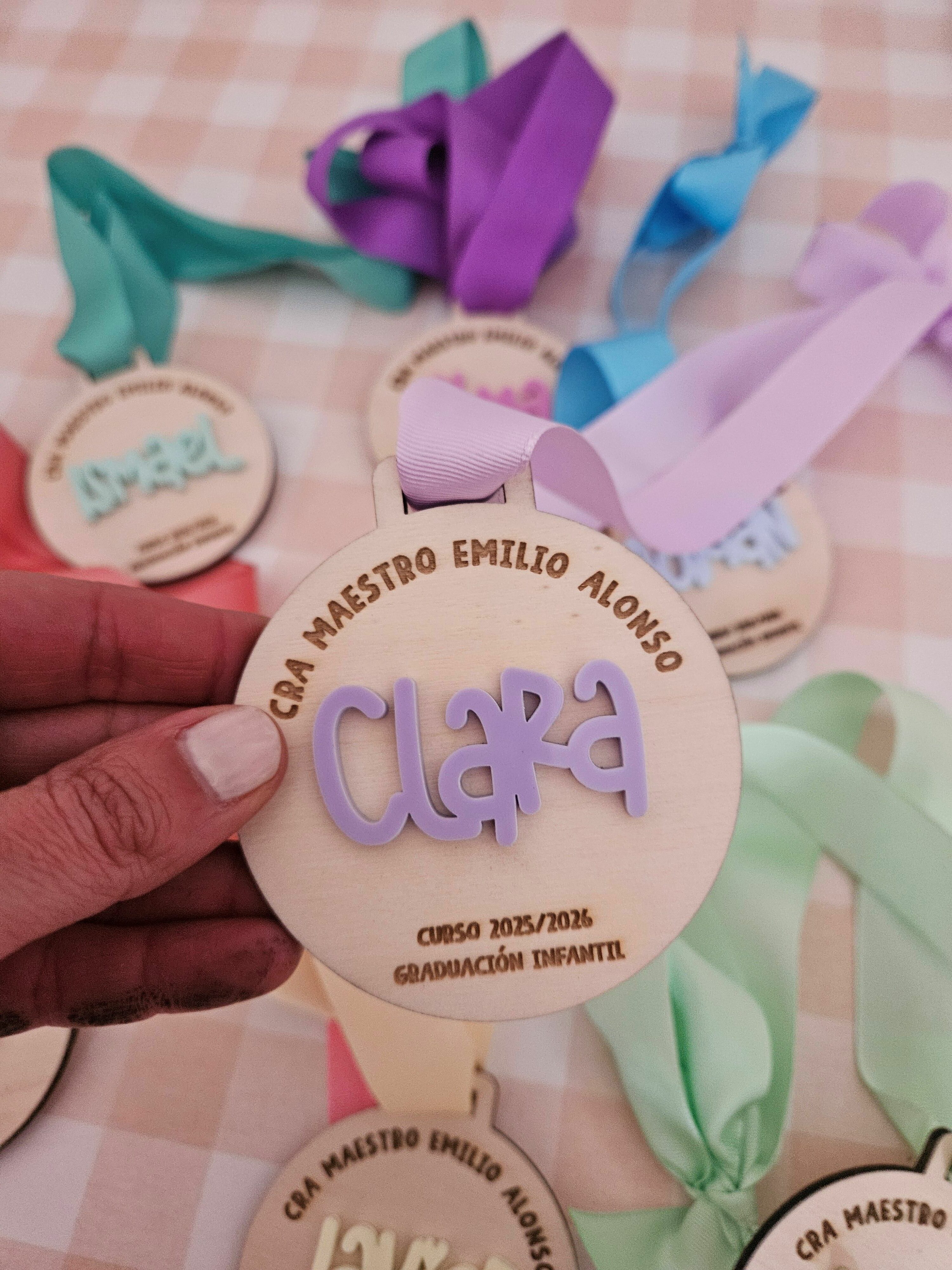 Medallas para graduación infantil