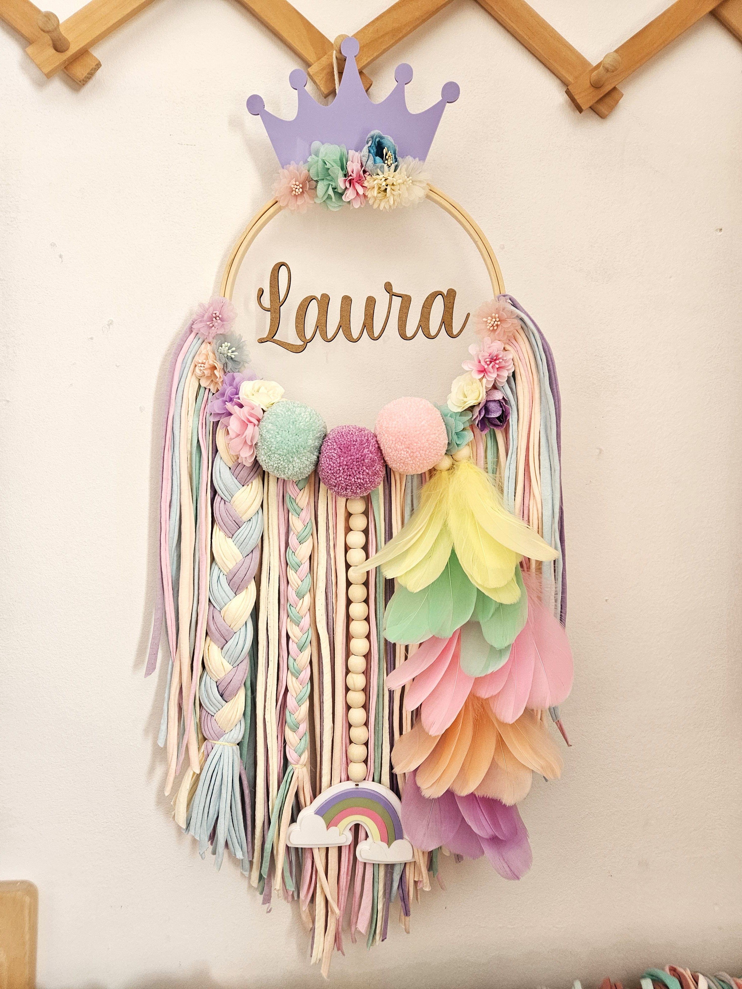 Atrapasueños personalizado con nombre