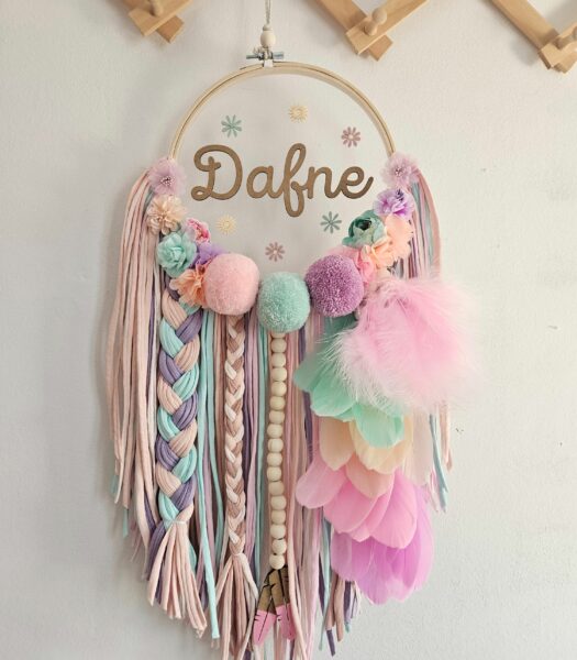 Atrapasueños infantil personalizado con nombre