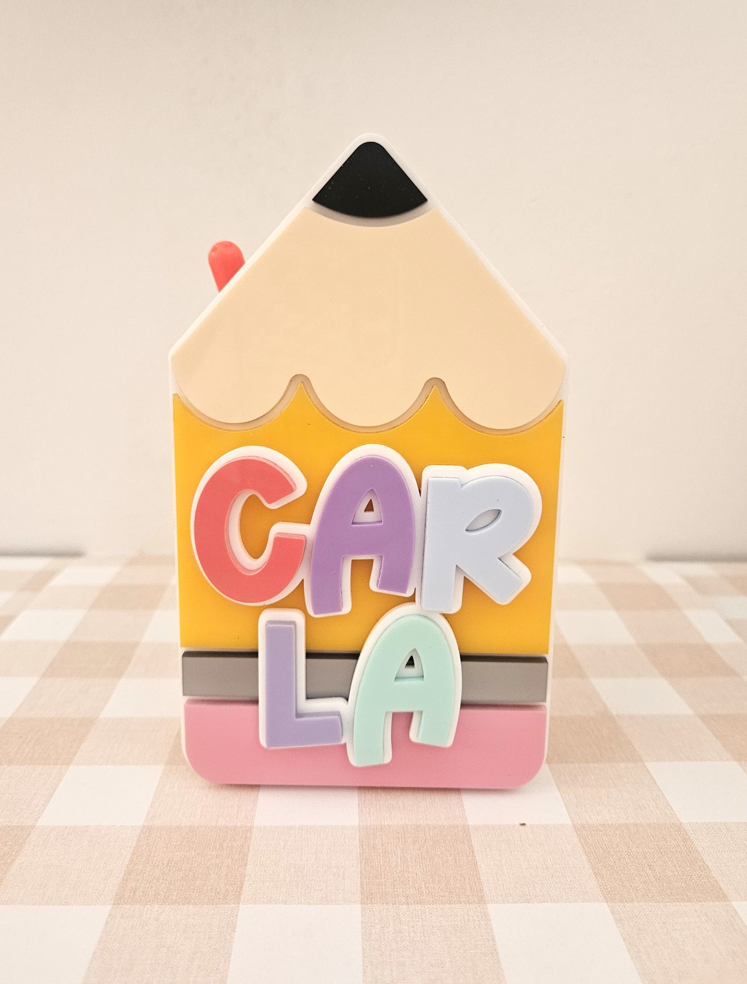 Portalápices personalizado, portalápices infantil, portalápices escritorio, portalápices personalizado con nombre
