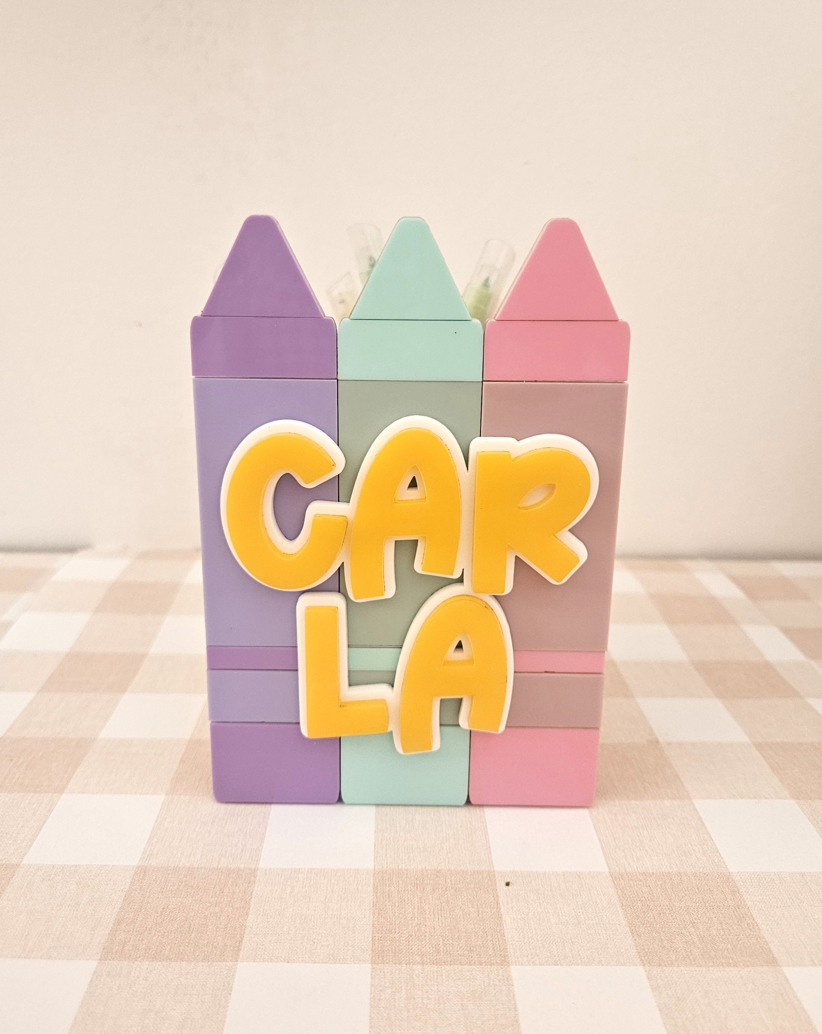 Portalápices personalizado colores
