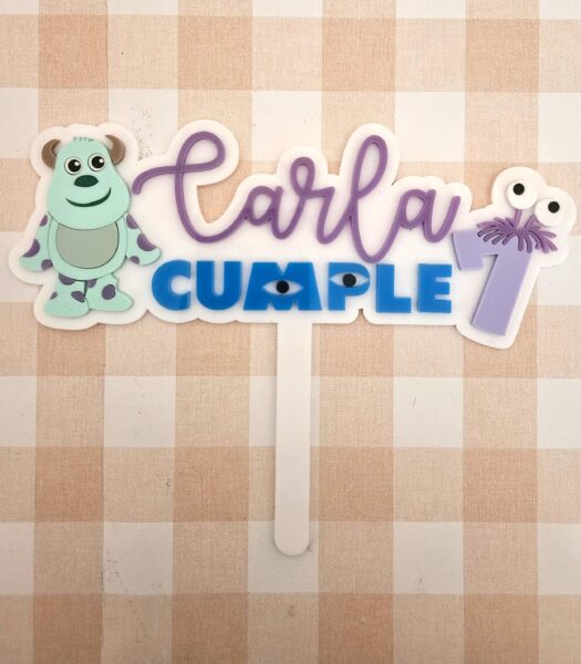 Topper personalizado Mounstruos SA