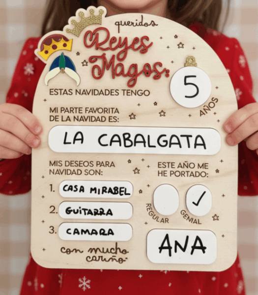Carta personalizada Reyes Magos