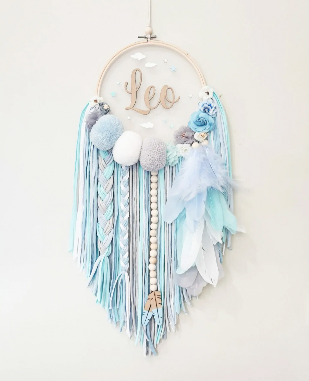 Atrapasueños con nombre personalizados