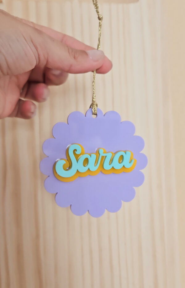 Bolas navidad personalizadas con nombre